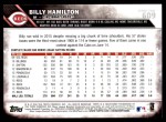 2016 Topps #609 A Billy Hamilton  Back Thumbnail