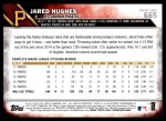 2016 Topps #665 A Jared Hughes  Back Thumbnail