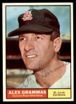 1961 Topps #64 Alex Grammas Front Thumbnail