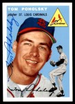 1954 Topps Archives #142 Tom Poholsky Front Thumbnail