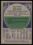 1975 Topps #33 Butch Beard Back Thumbnail