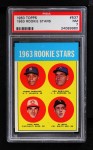 1963 Topps #537 - Pete Rose / Al Weis / Ken McMullen / Pedro Gonzalez #537 Rookie Stars Front Thumbnail