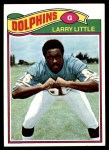 1977 Topps #172  Larry Little  Front Thumbnail
