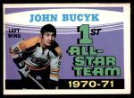 1971 O-Pee-Chee #255   -  Johnny Bucyk 1st All-Star Team Front Thumbnail