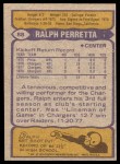 1979 Topps #88  Ralph Perretta  Back Thumbnail