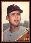  1962 Topps # 124 GRN Bill Pleis Minnesota Twins (Baseball Card)  (Green Tint) VG Twins : Collectibles & Fine Art