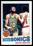 1977 Topps #71  Marvin Webster  Front Thumbnail