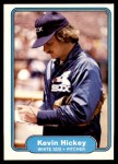 1982 Fleer #344  Kevin Hickey  Front Thumbnail