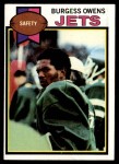 1979 Topps #482  Burgess Owens  Front Thumbnail