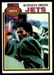 1979 Topps #482  Burgess Owens  Front Thumbnail