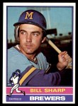 1976 Topps #244  Bill Sharp  Front Thumbnail