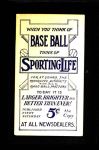 1910 M116 Sporting Life TPHI George McQuillan  Back Thumbnail