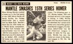 1964 Topps Giants #25  Mickey Mantle  Back Thumbnail