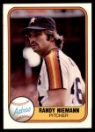 1981 Fleer #77  Randy Niemann  Front Thumbnail