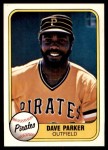 1981 Fleer #360  Dave Parker  Front Thumbnail