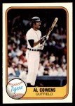 1981 Fleer #471  Al Cowens  Front Thumbnail