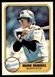 1981 Fleer #613  Mario Mendoza  Front Thumbnail