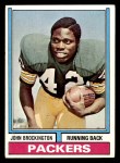 1974 Topps #400  John Brockington  Front Thumbnail