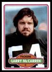 1980 Topps #183  Larry McCarren  Front Thumbnail