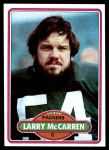 1980 Topps #183  Larry McCarren  Front Thumbnail