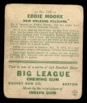 1933 Goudey #180  Eddie Moore  Back Thumbnail