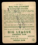 1933 Goudey #146  Walter Stewart  Back Thumbnail