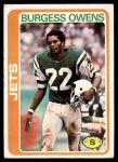 1978 Topps #121  Burgess Owens  Front Thumbnail