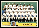 1979 O-Pee-Chee #349   Expos Team Checklist Front Thumbnail