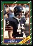 1987 Topps #62 Gary Fencik - NM-MT