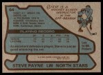 1979 Topps #64  Steve Payne  Back Thumbnail