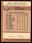 1978 O-Pee-Chee #283  Denis Dupere  Back Thumbnail