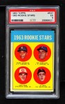 1963 Topps #537 - Pete Rose / Al Weis / Ken McMullen / Pedro Gonzalez #537 Rookie Stars Front Thumbnail