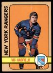 1972 Topps #110  Vic Hadfield  Front Thumbnail
