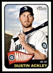 2014 Topps Heritage #381  Dustin Ackley  Front Thumbnail