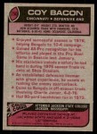 1977 Topps #250  Coy Bacon  Back Thumbnail