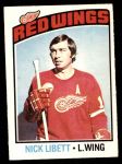 1976 O-Pee-Chee NHL #171  Nick Libett  Front Thumbnail