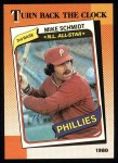 1990 Topps #662   -  Mike Schmidt Turn Back The Clock Front Thumbnail