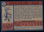 1974 Topps #129  Doug Collins  Back Thumbnail