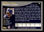 2001 Topps #19  Reggie Jones  Back Thumbnail