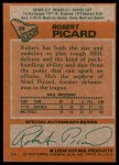 1978 Topps #39  Robert Picard  Back Thumbnail