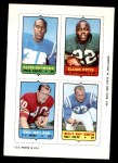 1969 Topps 4-in-1 Football Stamps  Alvin Haymond / Elijah Pitts / Ken Willard / Billy Ray Smith  Front Thumbnail