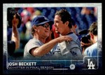 2015 Topps #613   -  Josh Beckett Baseball Highlights Front Thumbnail