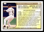 1999 Topps #177  Francisco Cordova  Back Thumbnail