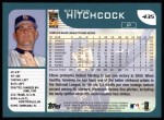 2001 Topps #435  Sterling Hitchcock  Back Thumbnail