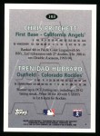 1996 Topps #103   -  Chris Pritchett / Trenidad Hubbard AAA Stars Back Thumbnail