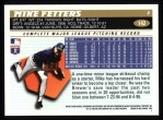 1996 Topps #142  Mike Fetters  Back Thumbnail
