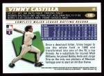 1996 Topps #188  Vinny Castilla  Back Thumbnail