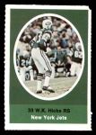 1972 Sunoco Stamps  W.K. Hicks  Front Thumbnail