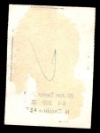 1972 Sunoco Stamps  Joe Taylor  Back Thumbnail