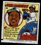 1979 Topps Comics #17  John Mayberry  Front Thumbnail